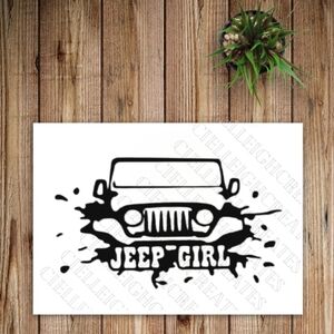 *2 for $20* Jeep Girl vinyl decal Sticker Handcrafted